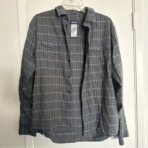 Patagonia Men’s Long Sleeve Button Down Colorful Checkered shirt
